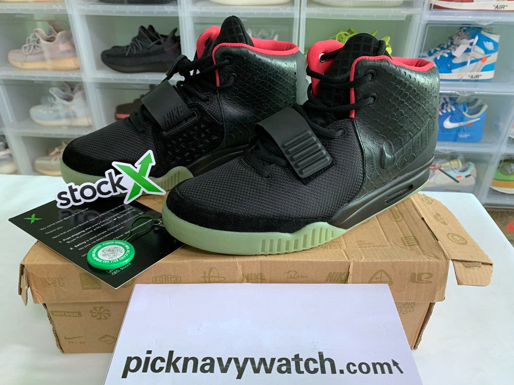 NIKE AIR YEEZY 2 SOLAR RED BLACK MENS 508214-006