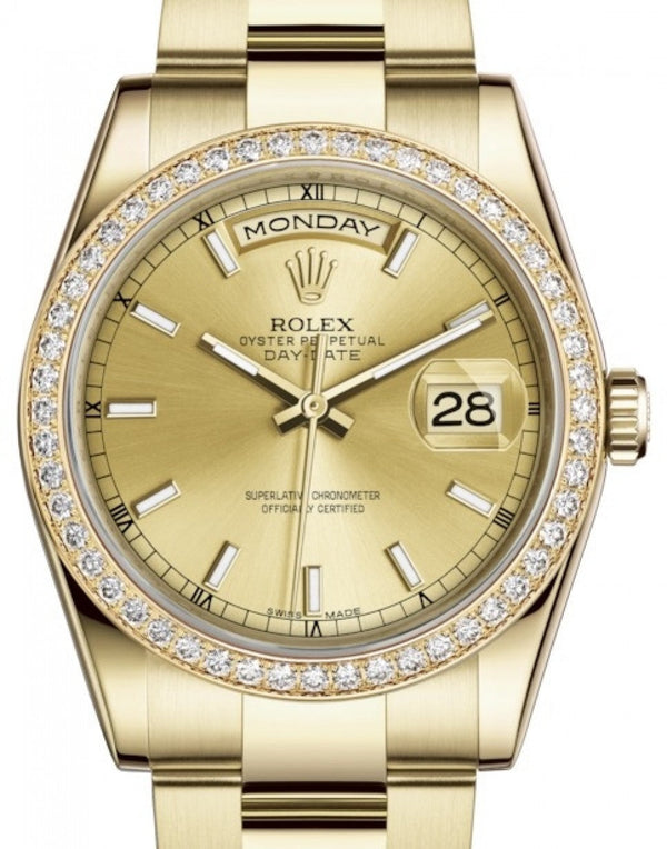 Rolex Day-Date 40mm Yellow Gold Mens Watch