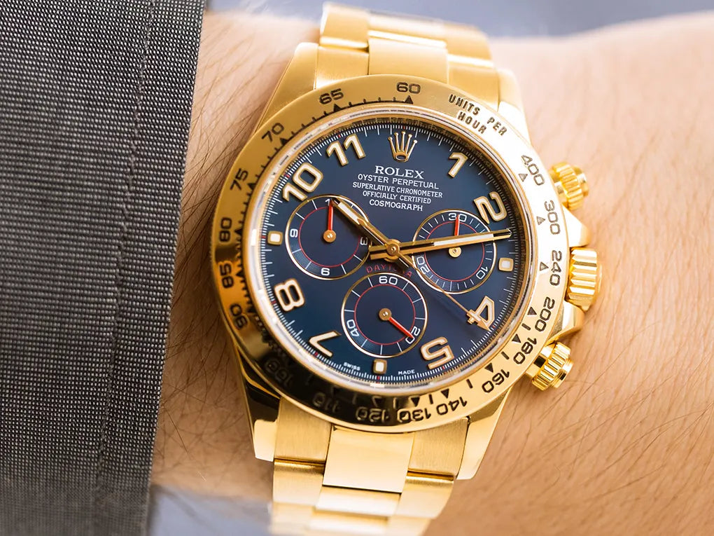 Cosmograph Daytona 116528 (Blue Racing Arabic Dial)