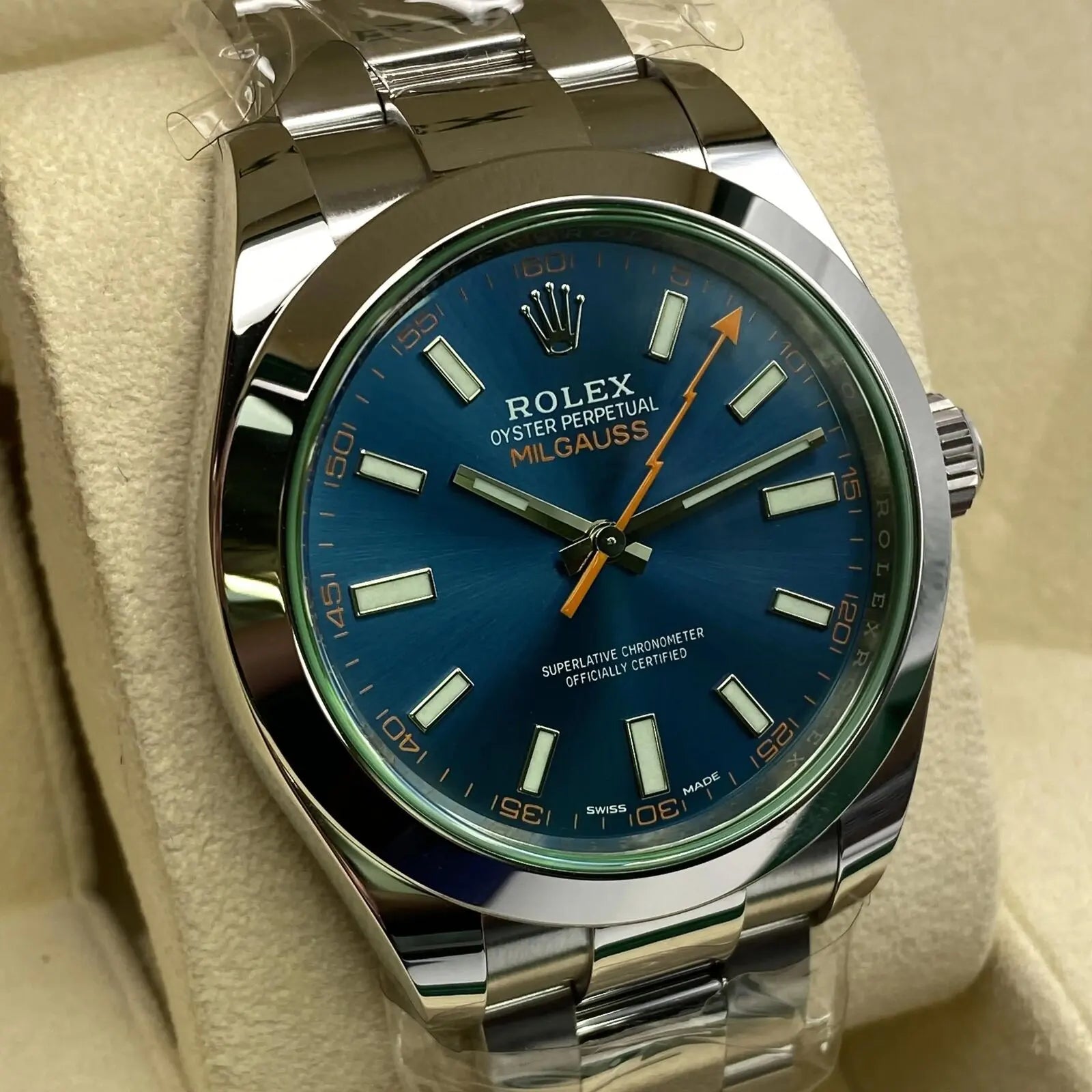 Milgauss 116400GV (Blue Dial)