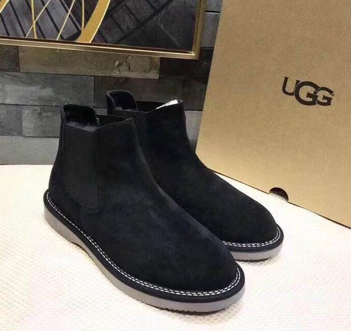 UGG high top shoes man sz  CH3010 black