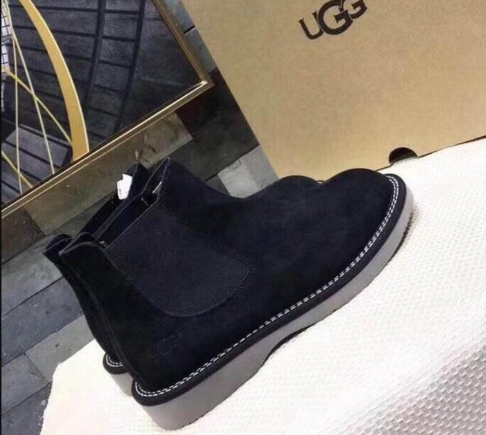 UGG high top shoes man sz  CH3010 black