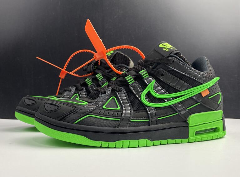 OFF-WHITE x Nike Air Rubber Dunk Green Strike CU6015-001