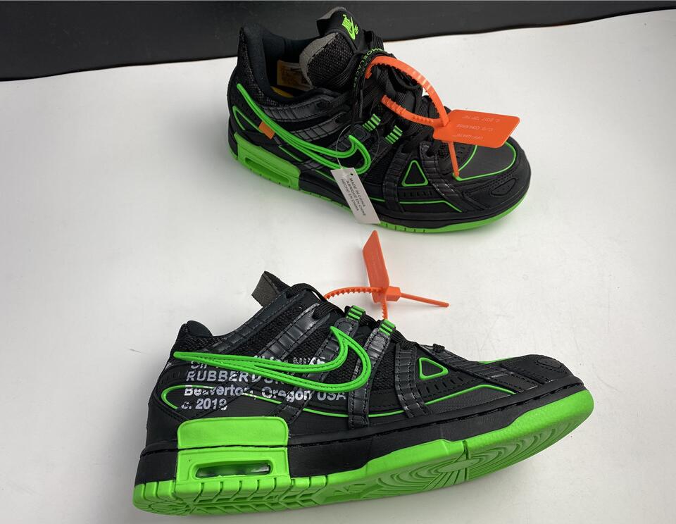 OFF-WHITE x Nike Air Rubber Dunk Green Strike CU6015-001