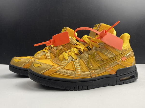 OFF-WHITE x Nike Air Rubber Dunk University Gold CU6015-100