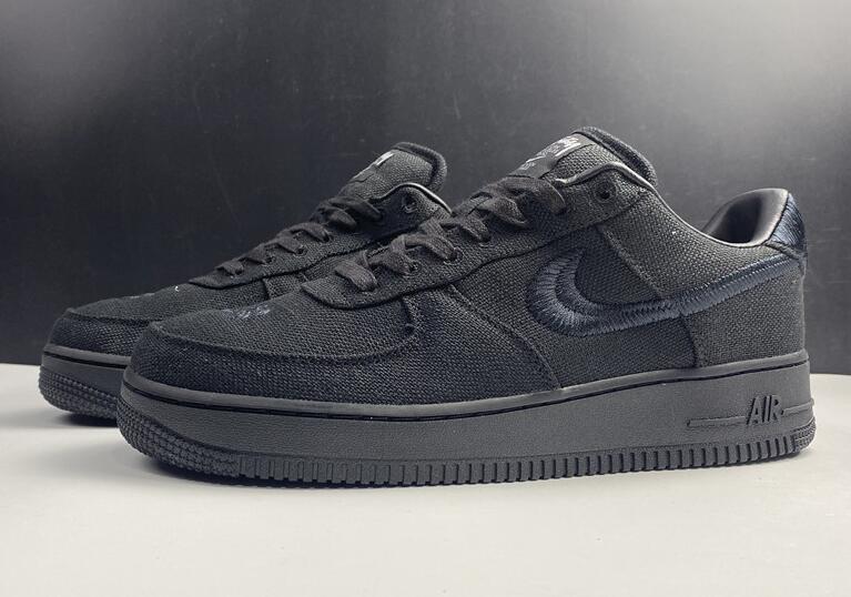 Stussy x Nike Air Force 1 Low Black CZ9084-001