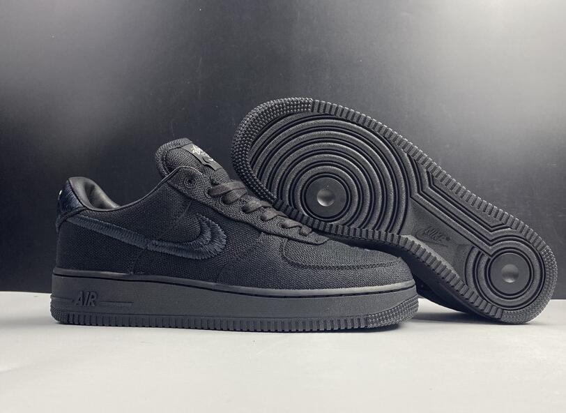 Stussy x Nike Air Force 1 Low Black CZ9084-001