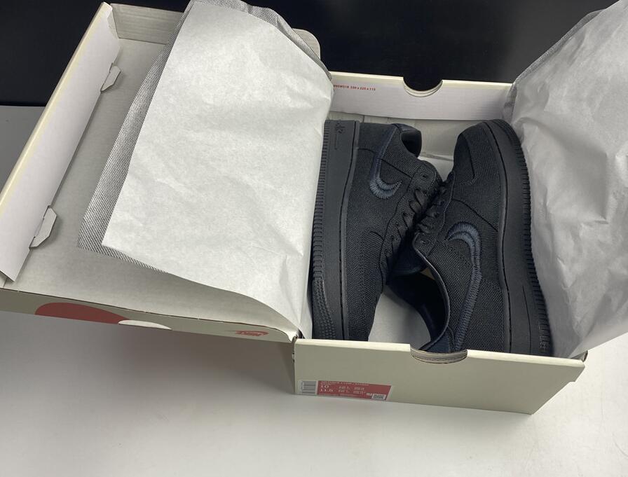 Stussy x Nike Air Force 1 Low Black CZ9084-001