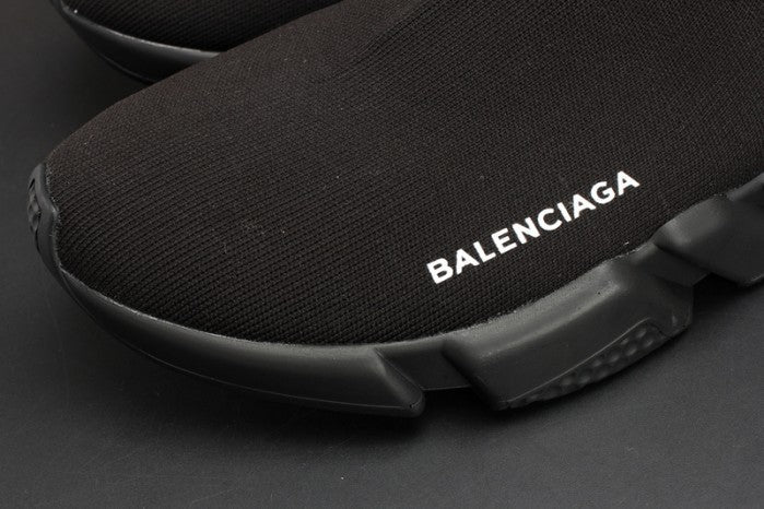 Balenciaga Speed Trainer Sneakers All Black 483502 W05G0 1000