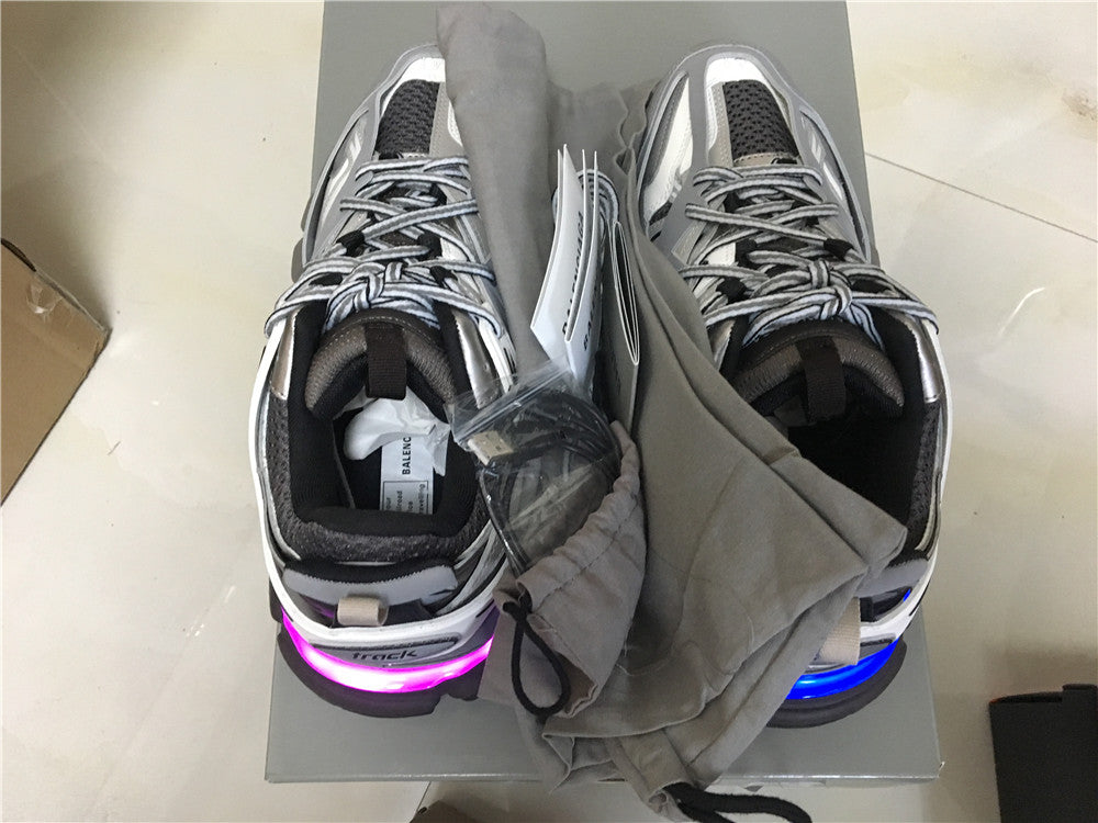 Balenciaga brand new LED sneakers. grey light shoes (11 different light modes)